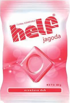 Helf tvrdi bonbon jagoda 80g