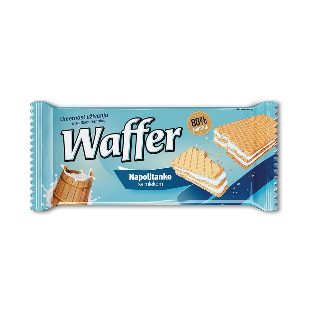 Waffer napolitanke sa mlekom 170g