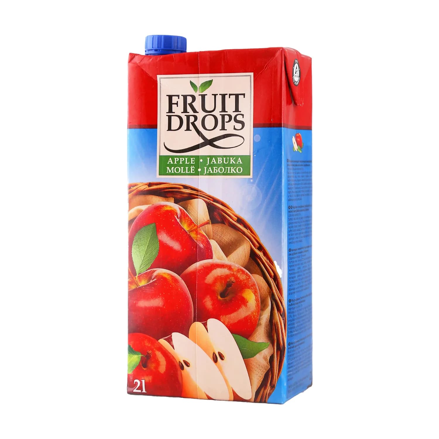 Voćne kapi sok jabuka 2L