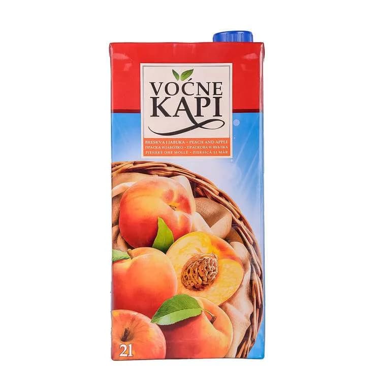 Voćne kapi sok breskva 2L