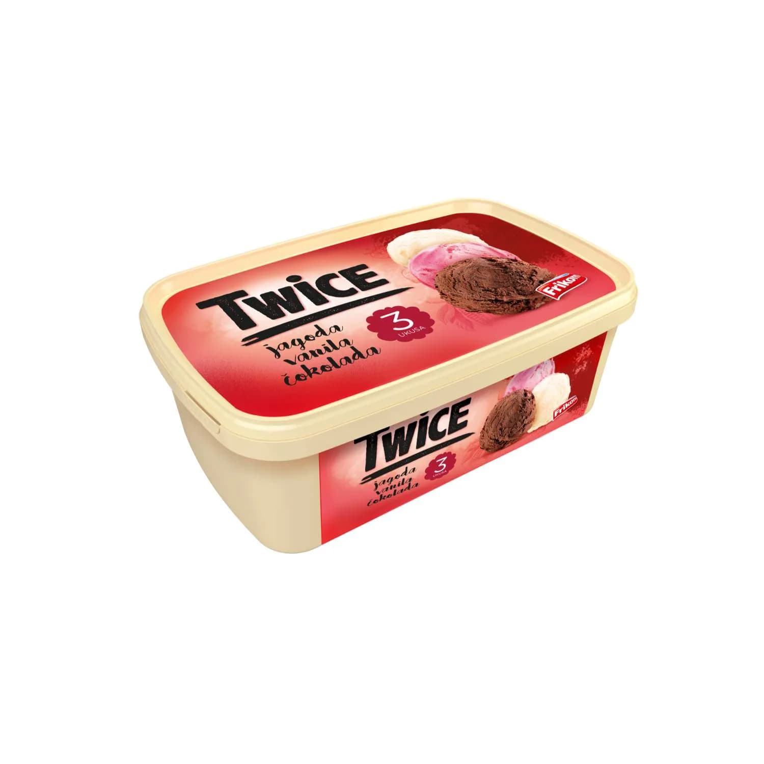 Twice vanila čokolada jagoda 1700ml — Kokamar market Beograd