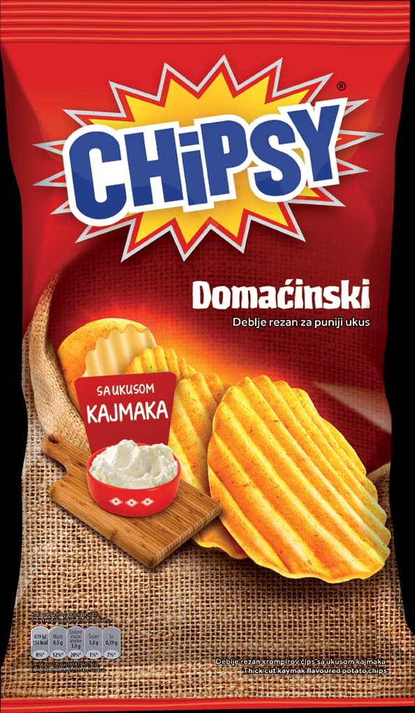 Marbo chipsy domaćinski kajmak 160g