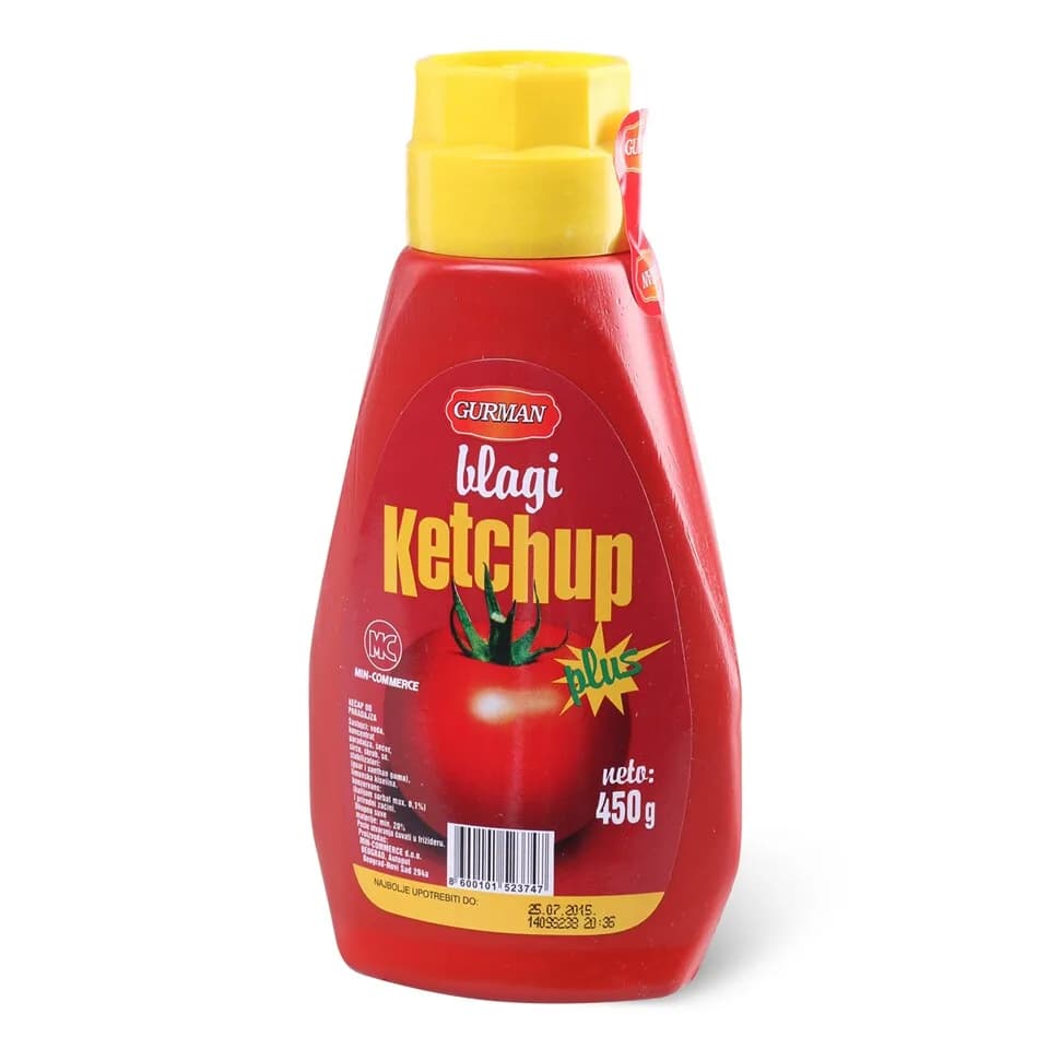 Gurman kečap blagi 450g