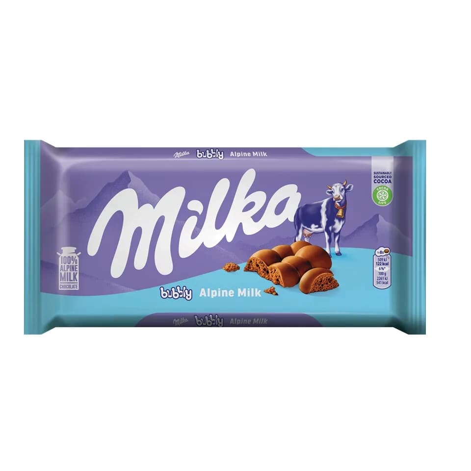 Milka bubbly Milk 90g