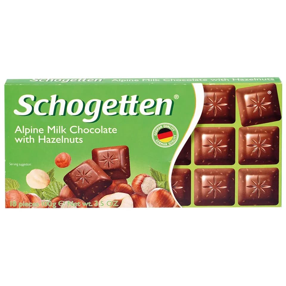 Čokolada sa lesnikom Schogetten100g