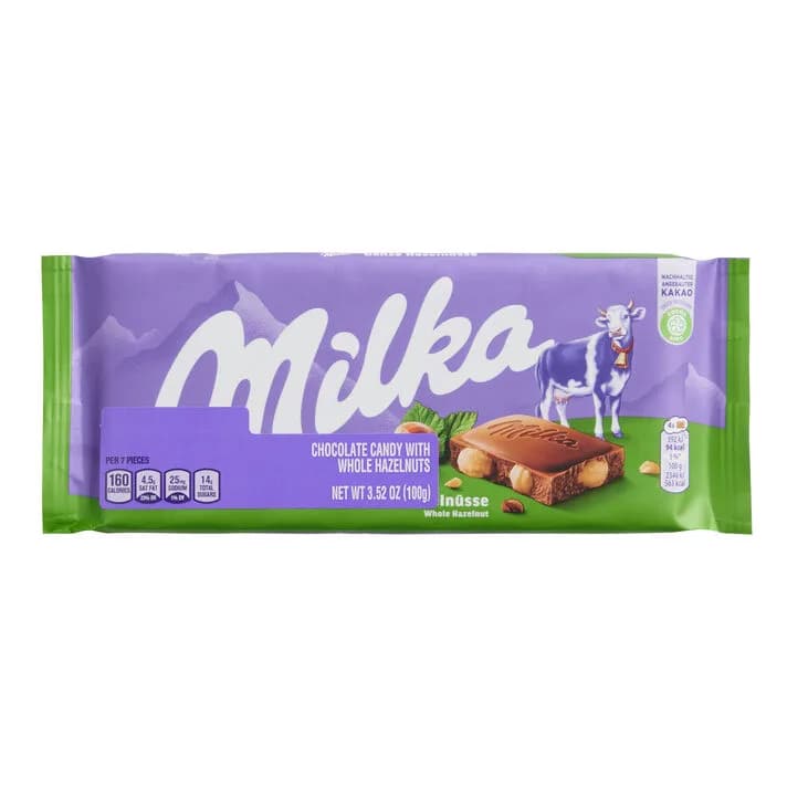 Milka hazelnuts 80g