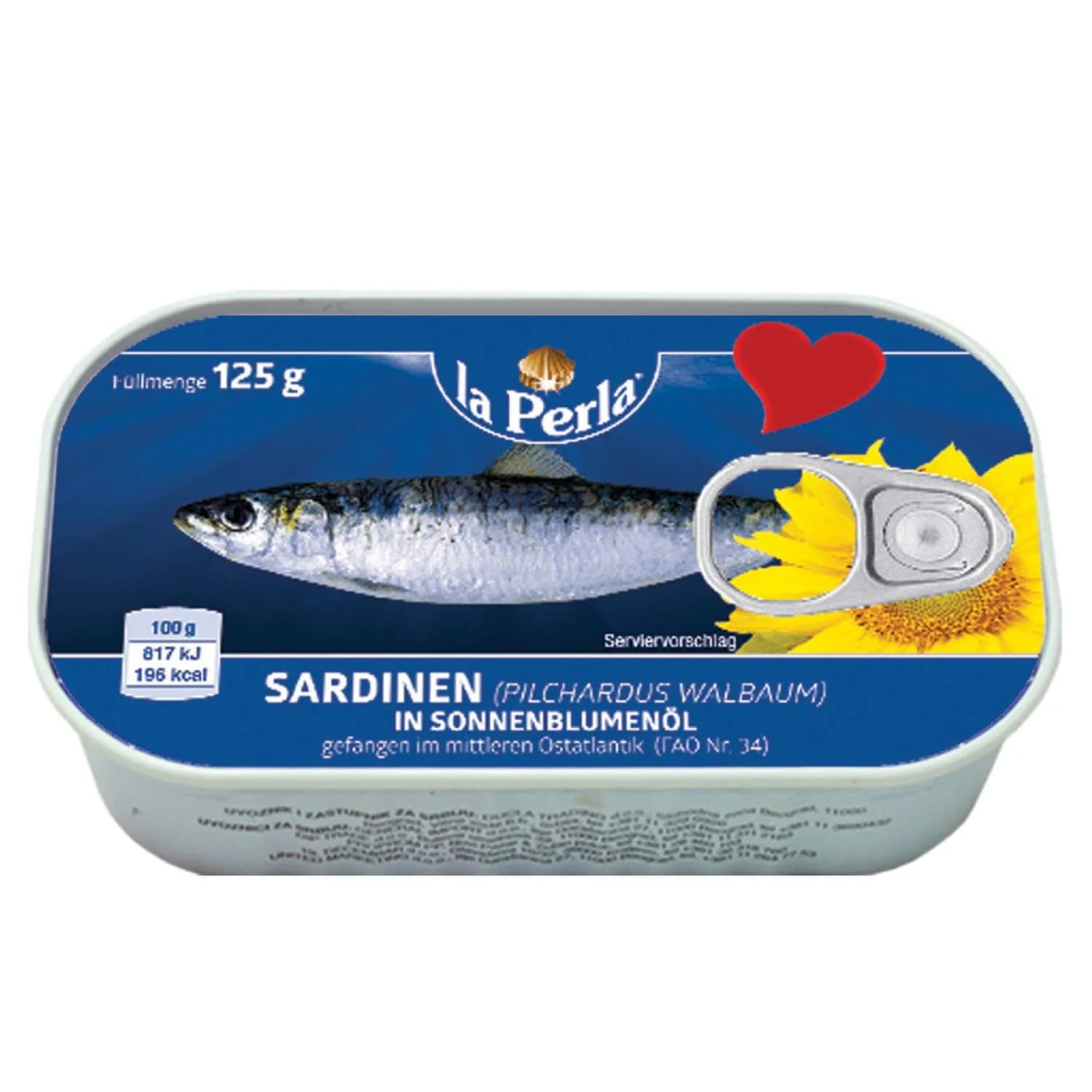 Sardina u ulju la perla 125g