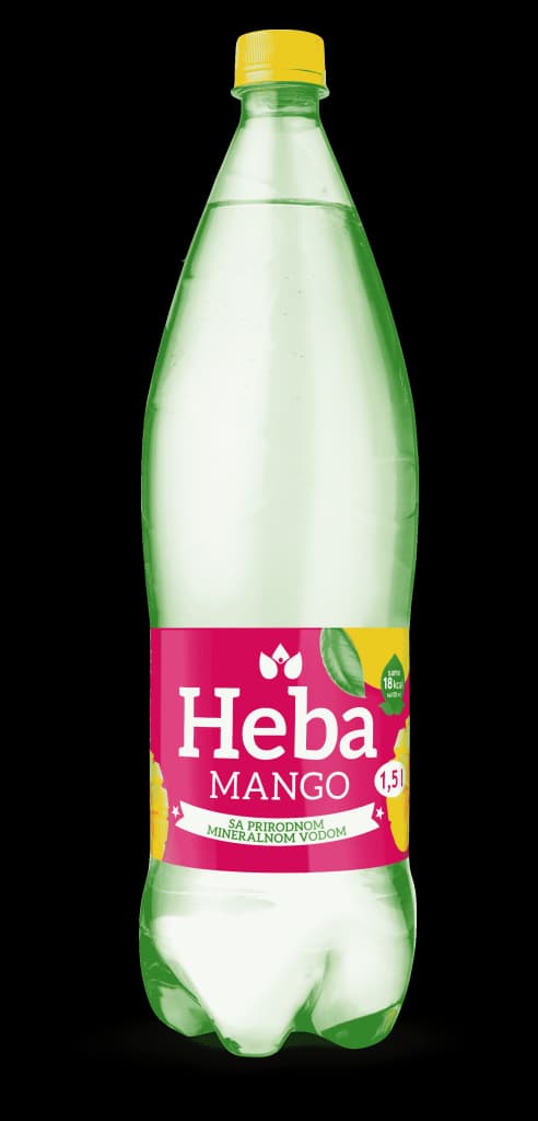 Voda heba mango 1,5L