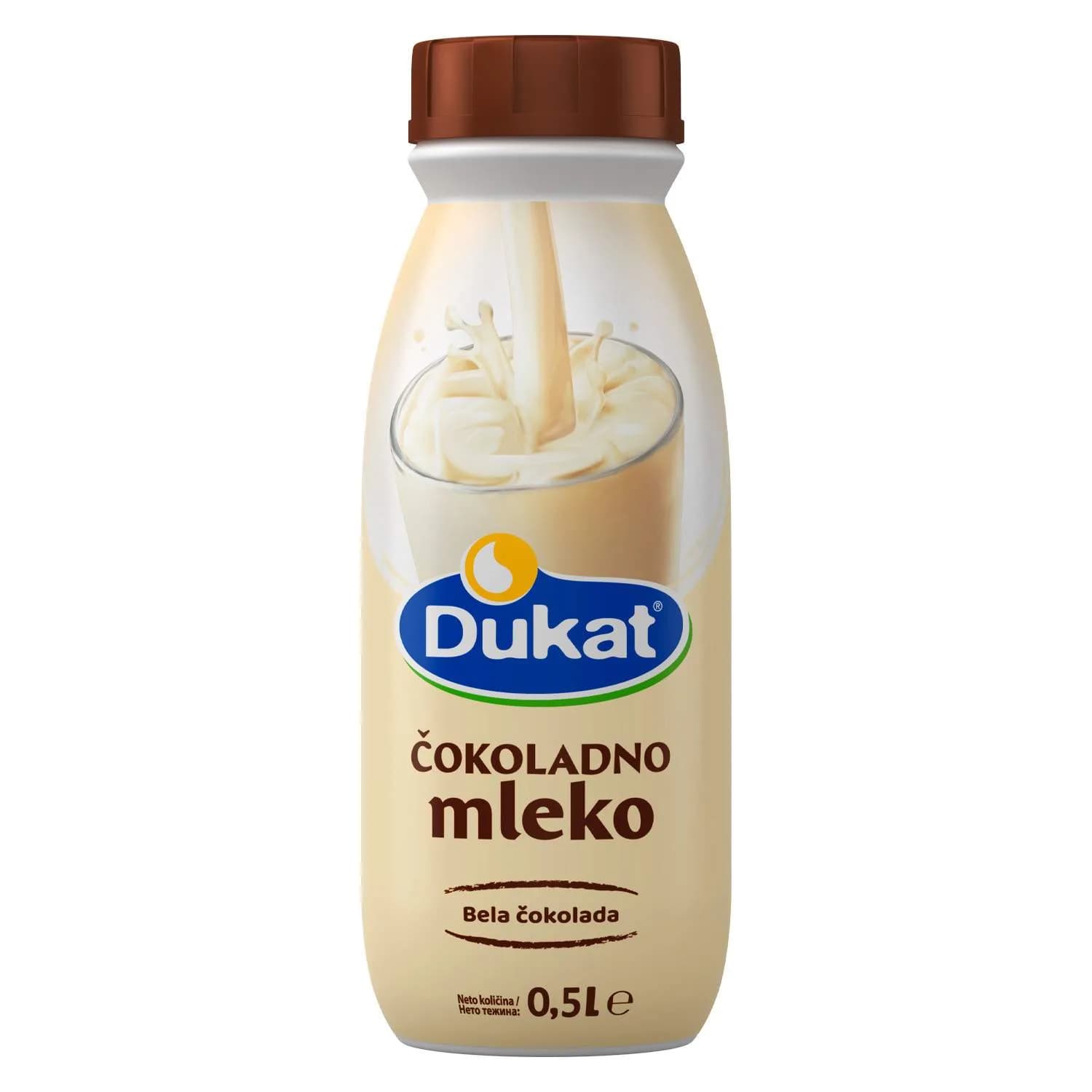 Dukat čokoladno mleko bela čokolada 0,5L