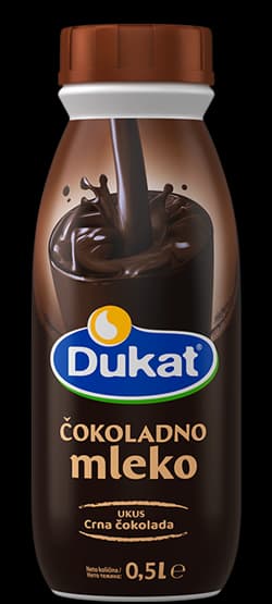 Dukat čokoladno mleko crna čokolada 0,5L