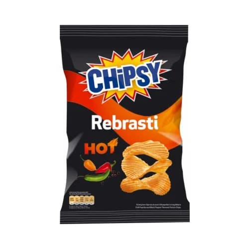 Marbo chipsy rebrasti chili hot 140g
