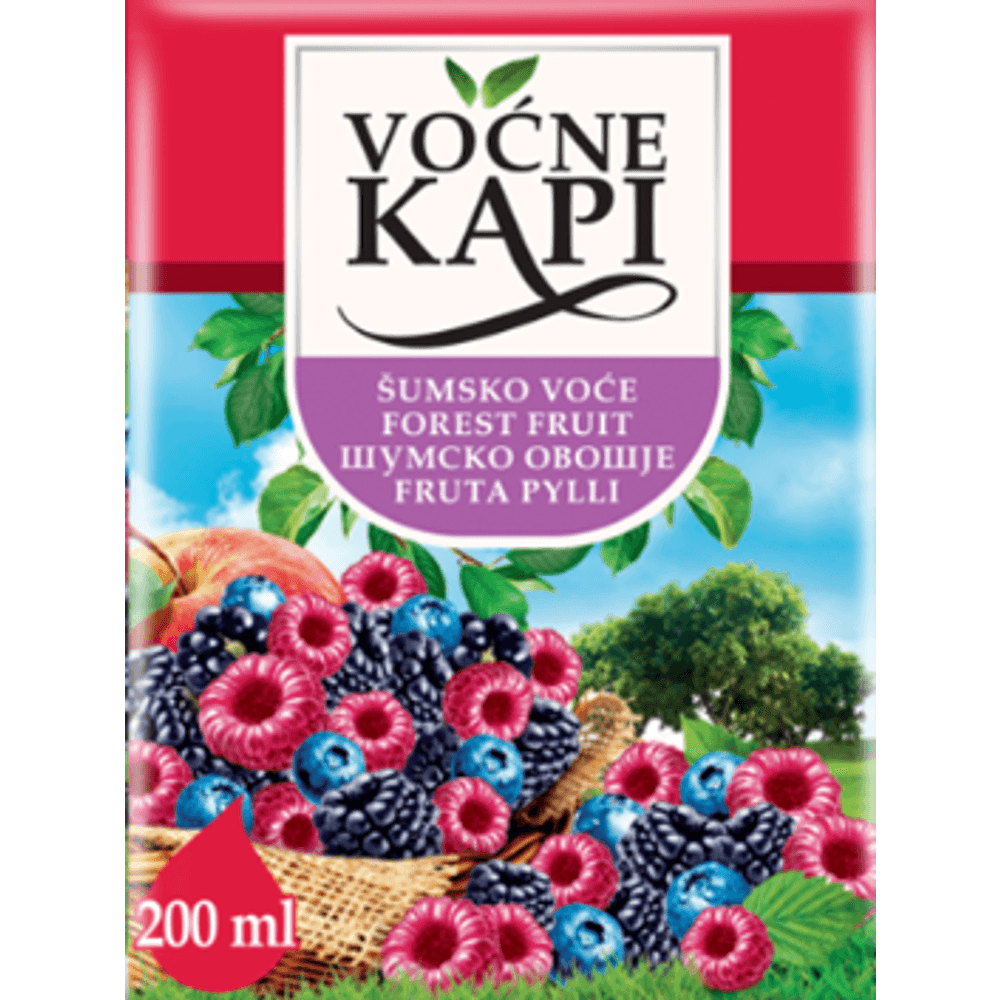 Voćne kapi šumsko voće 200ml