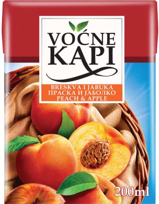 Voćne kapi breskva 200ml