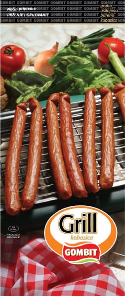 Grill kobasica Gombit / 400g — Kokamar market Beograd
