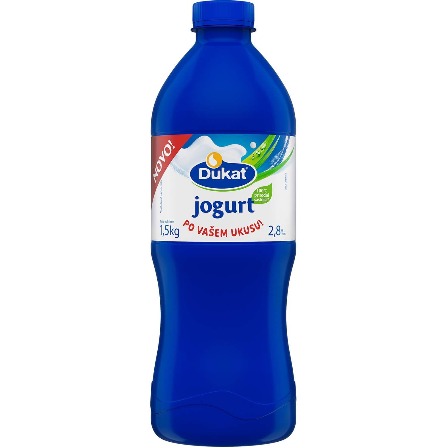 Jogurt Dukat 2,8% 1,5L — Kokamar market Beograd