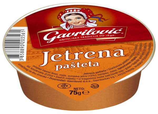 Gavrilović jetrena pašteta 75g