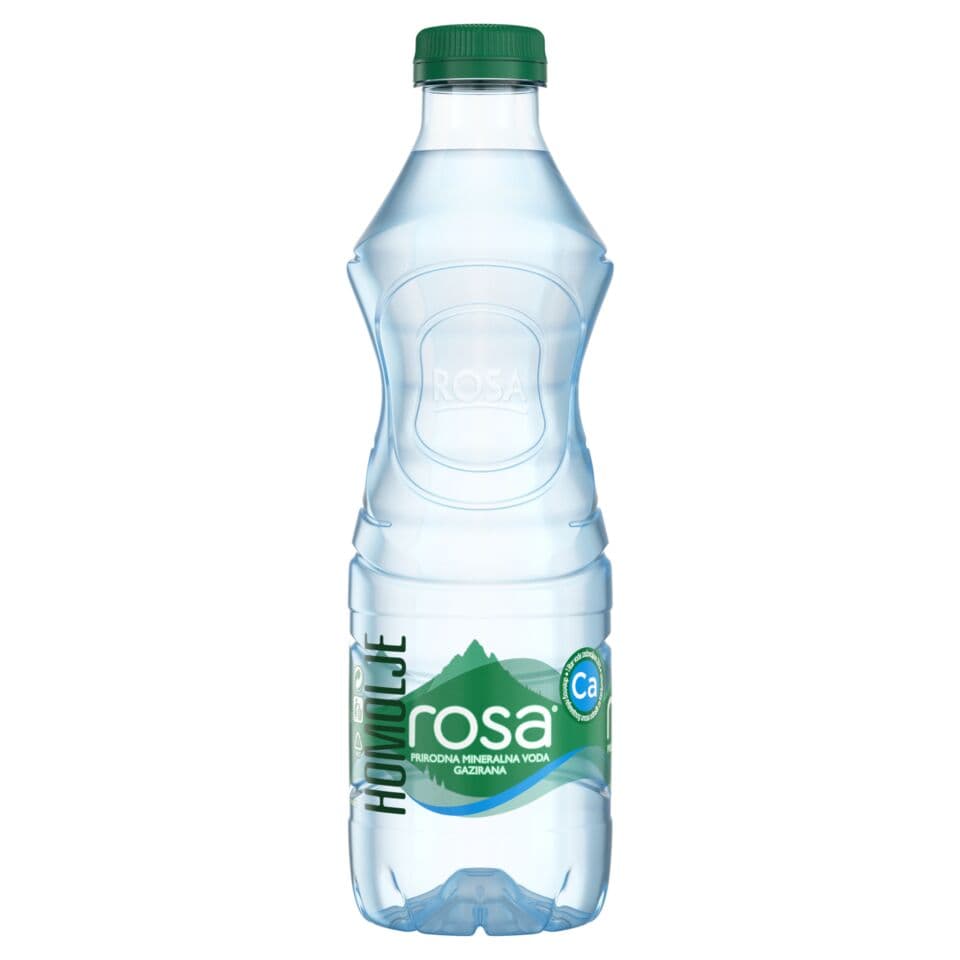 ROSA GAZIRANA VODA 0,5L — Kokamar market Beograd