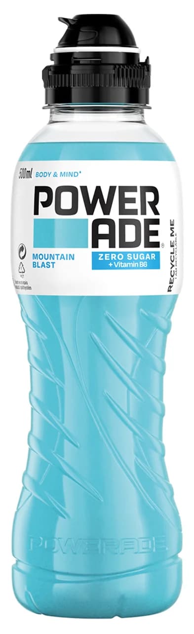 Powerade Mountain Blast Zero 0,5l — Kokamar market Beograd