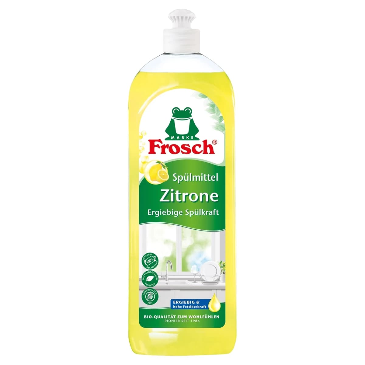Frosch tečnost za sudove limun 750ml