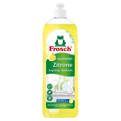 Frosch tečnost za sudove limun 750ml