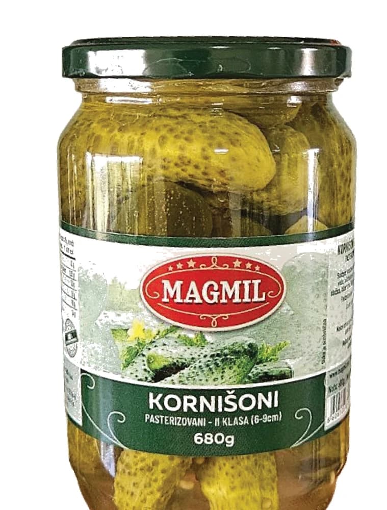 Magmil kornišoni 6-9cm 680g