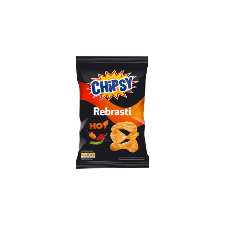 Chipsy rebrasti hot 130g