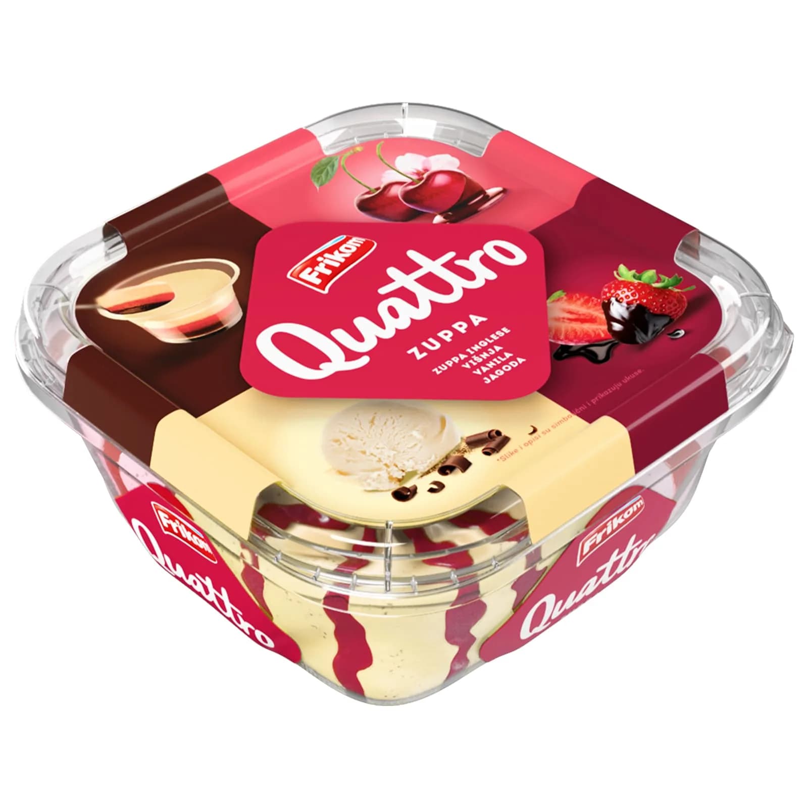 Frikom Quattro sladoled Zuppa 1,5L — Kokamar market Beograd
