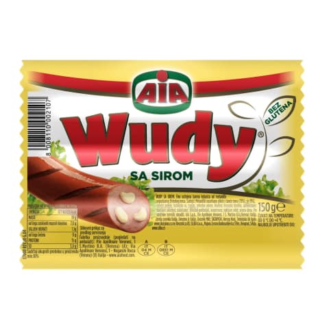 Aia wudy viršla sa sirom 150g