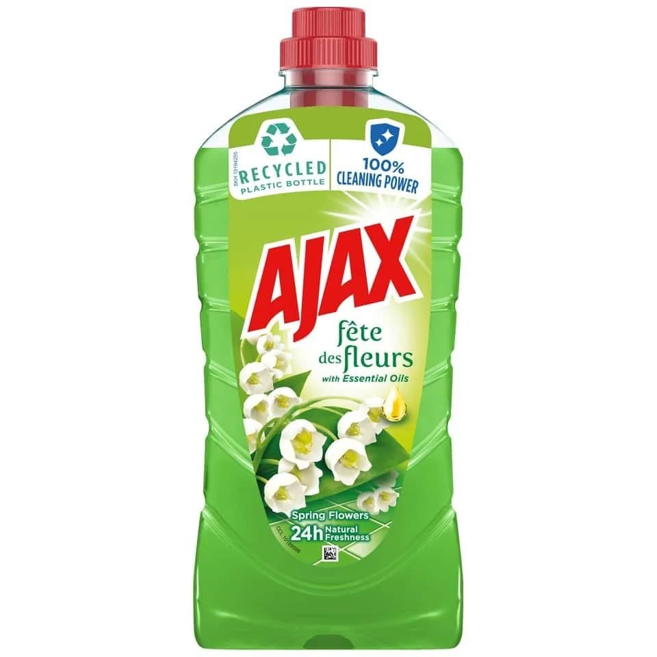 Ajax Flowers of Spring sredstvo za čišćenje podova 1000ml — Kokamar market Beograd