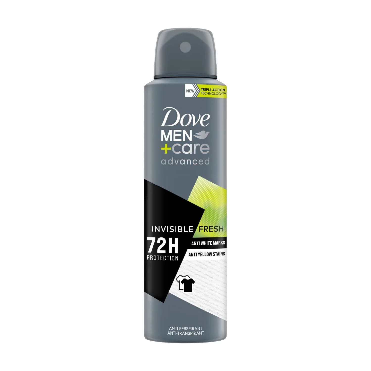 Dove deo men invsible fresh 150ml Dove