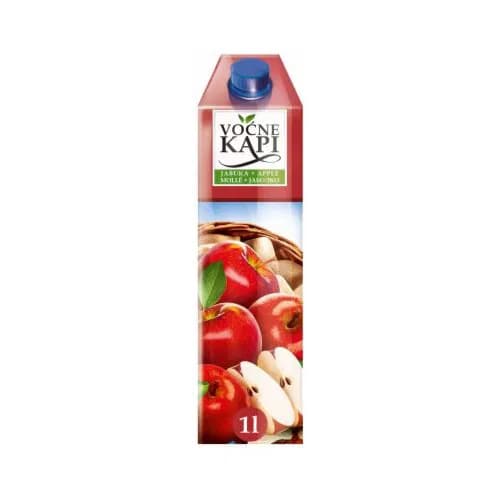 Voćne kapi sok jabuka 1L