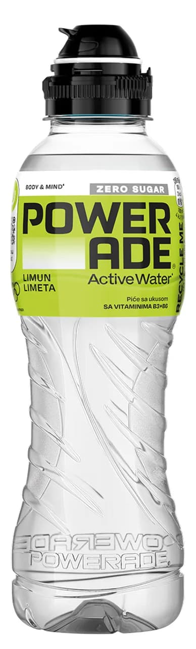 Powerade Active Water limun-limeta 0,5l — Kokamar market Beograd