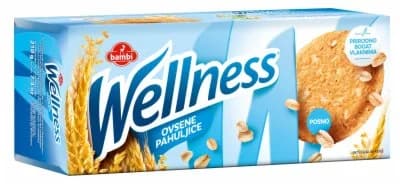 Wellness integralni keks sa ovsenim pahuljicama 210g — Kokamar market Beograd