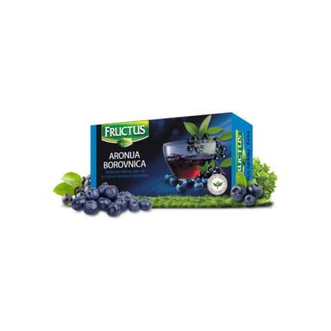 Fructus čaj aronija i borovnica 40g