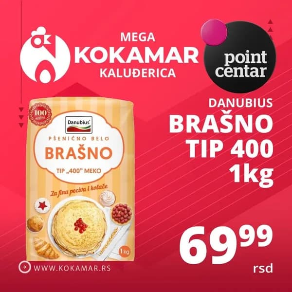 Danubius Brašno Tip 400 1kg