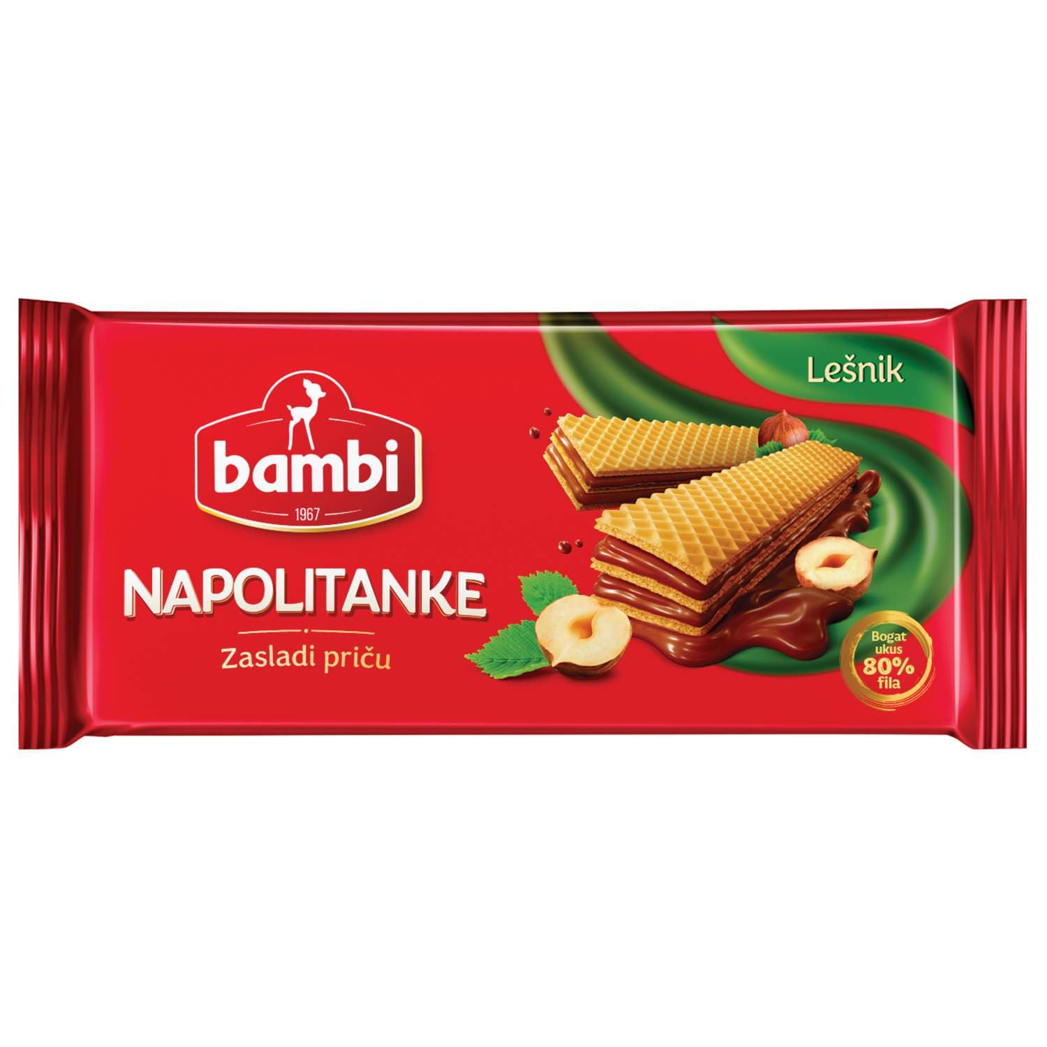 BAMBI NAPOLITANKE LEŠNIK 185g