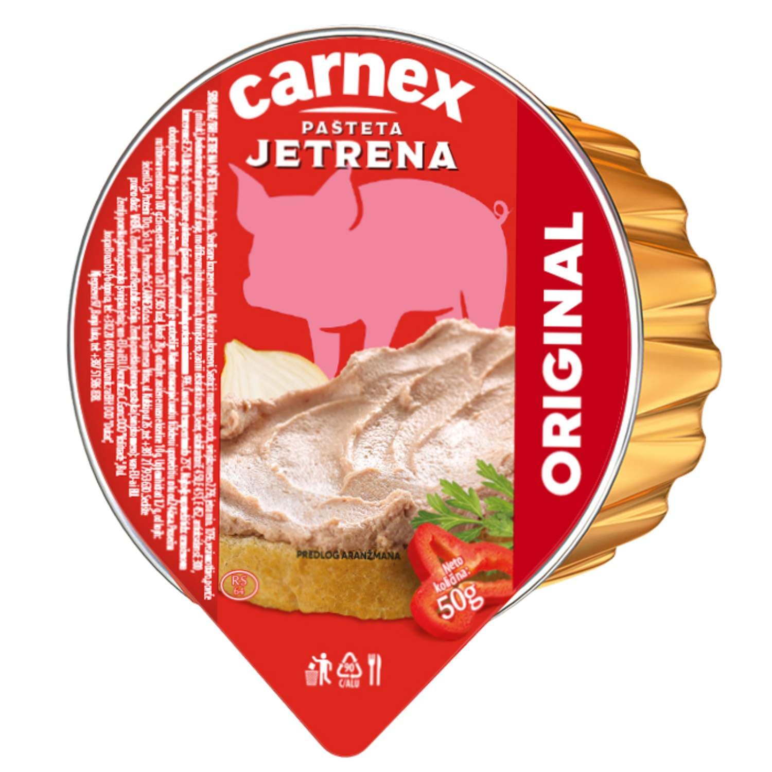 Carnex jetrena pašteta 50g