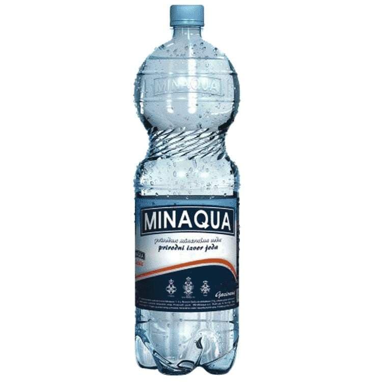 MINAQUA GAZIRANA VODA 2L — Kokamar market Beograd