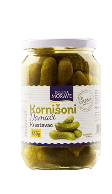 DOLINA MORAVE KORNIŠONI 6-9 680g