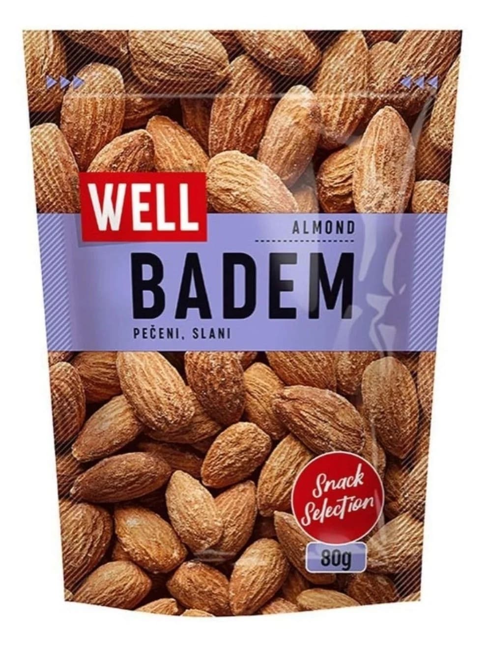 WELL BADEM PEČENI 80g